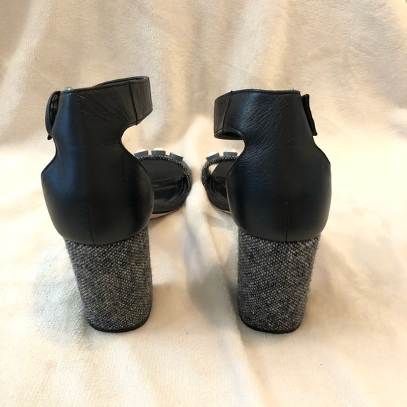 J. Crew Collection Jeweled Tweed Block Heels - Picture 6 of 9